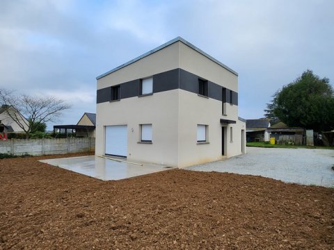 Terrassement de terrain pour une maison individuelle à Acigné